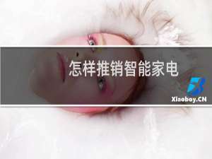 怎样推销智能家电