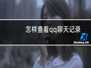 怎样查看qq聊天记录共多少字（怎样查看qq聊天记录）