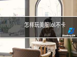 怎样玩美服lol不卡