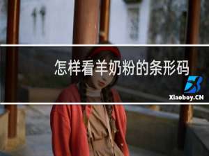 怎样看羊奶粉的条形码
