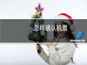 怎样确认机票