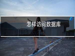 怎样访问数据库