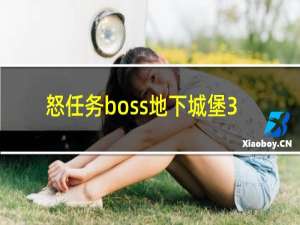 怒任务boss地下城堡3