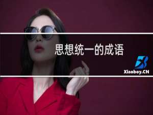 思想统一的成语