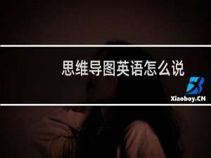 思维导图英语怎么说
