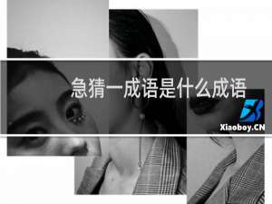 急猜一成语是什么成语