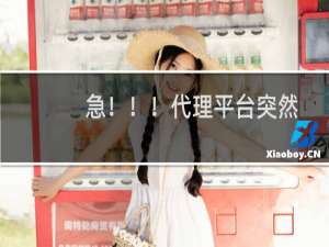 急！！！代理平台突然连接API失败！！！