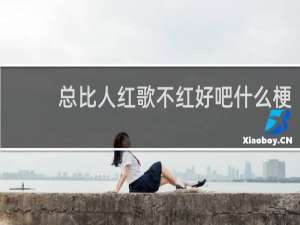 总比人红歌不红好吧什么梗