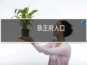 恭王府入口