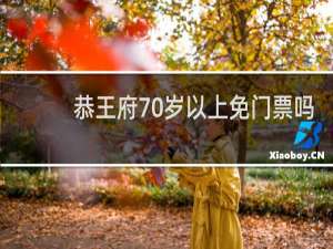 恭王府70岁以上免门票吗