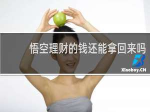 悟空理财的钱还能拿回来吗