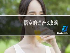 悟空的遗产3攻略