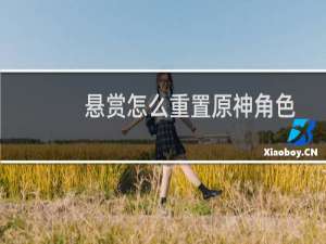 悬赏怎么重置原神角色
