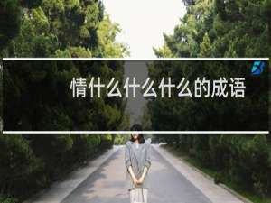 情什么什么什么的成语