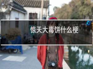 惊天大毒饼什么梗？什么梗