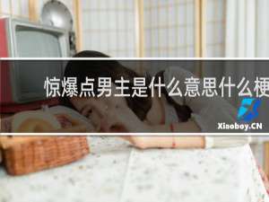 惊爆点男主是什么意思什么梗