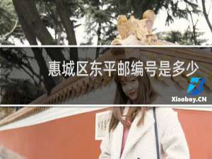 惠城区东平邮编号是多少