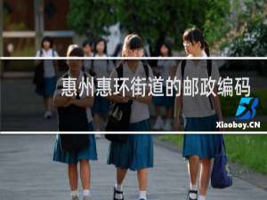 惠州惠环街道的邮政编码是多少
