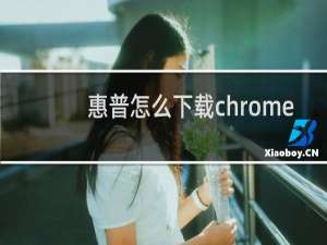 惠普怎么下载chrome