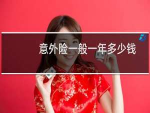 意外险一般一年多少钱