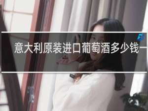 意大利原装进口葡萄酒多少钱一瓶