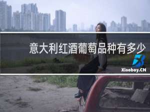 意大利红酒葡萄品种有多少