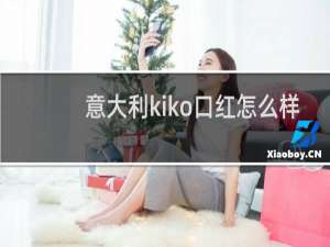 意大利kiko口红怎么样