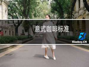 意式咖啡标准