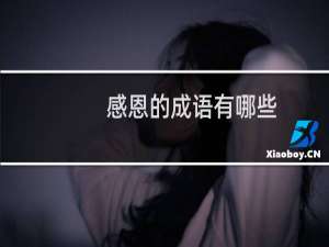 感恩的成语有哪些