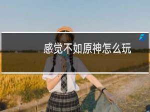 感觉不如原神怎么玩