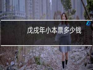 戊戌年小本票多少钱