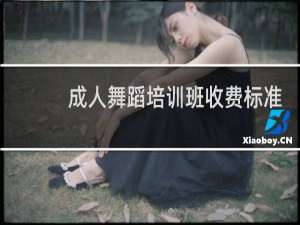成人舞蹈培训班收费标准