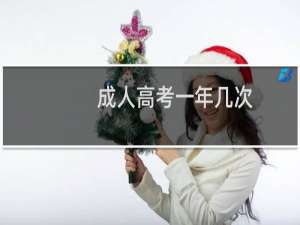 成人高考一年几次