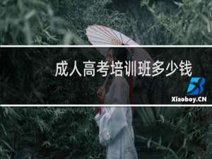 成人高考培训班多少钱