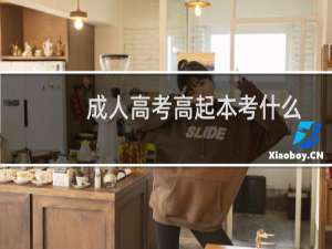 成人高考高起本考什么