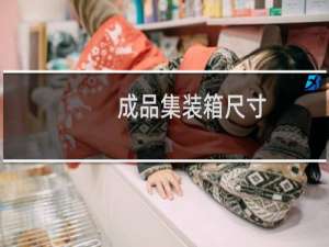 成品集装箱尺寸