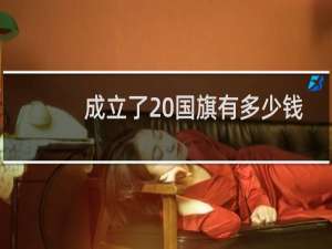成立了 国旗有多少钱