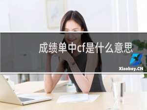 成绩单中cf是什么意思