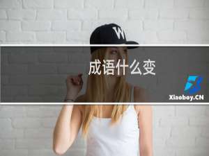 成语什么变
