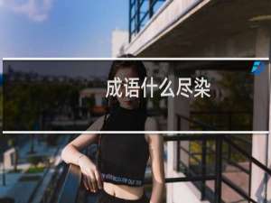 成语什么尽染