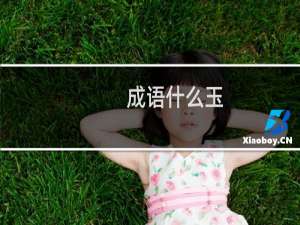 成语什么玉