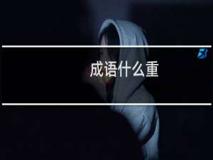 成语什么重