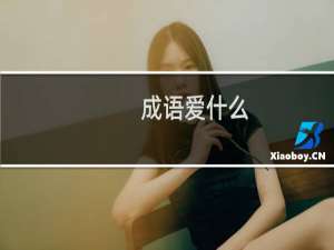 成语爱什么