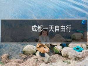 成都一天自由行