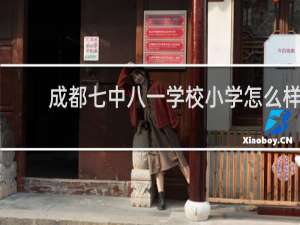 成都七中八一学校小学怎么样