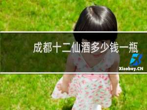 成都十二仙酒多少钱一瓶