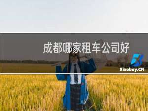 成都哪家租车公司好