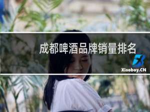 成都啤酒品牌销量排名