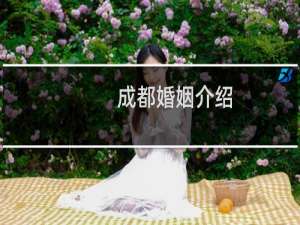 成都婚姻介绍