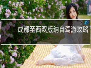 成都至西双版纳自驾游攻略